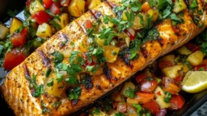 Perfect seafood dish with lemon butter sauce.