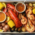 Spicy Seafood Boil Sauce simmering in a pot.