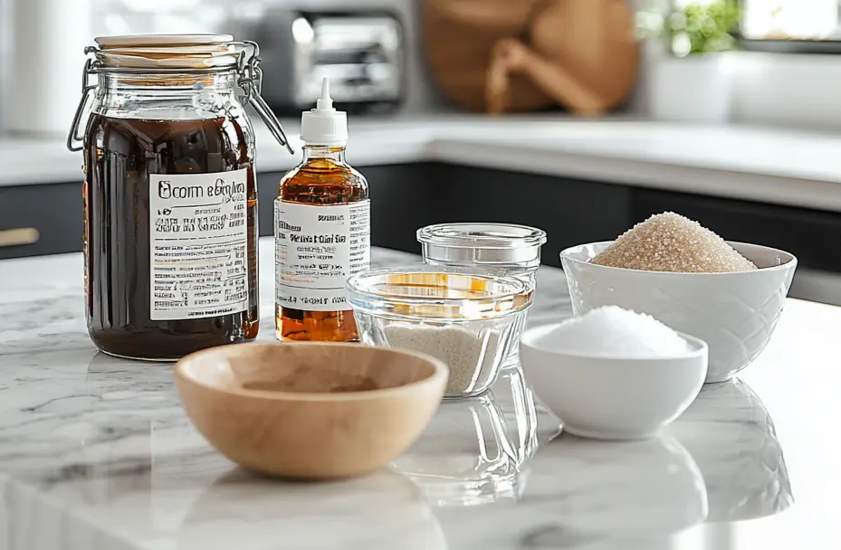 Ingredients for dark soy sauce substitute