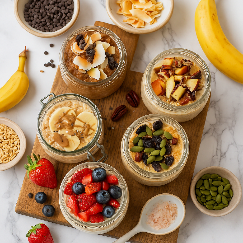 Overnight Oats 5 Ways Your Morning Lifesaver 2 1 - Overnight Oats 5 Ways: Your Morning Lifesaver