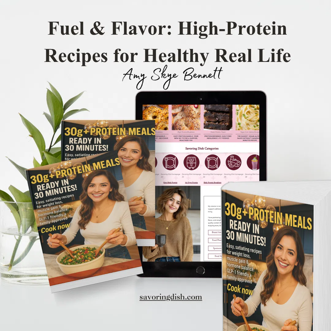 30g+ Protein Meals Ready in 30 Minutes – cookbook cover